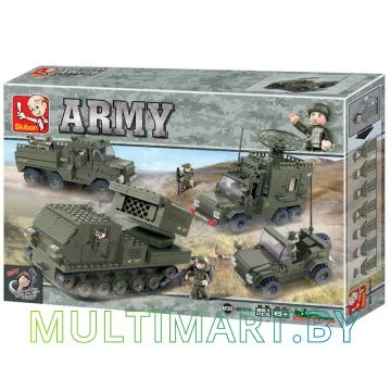 Конструктор Sluban M38-B0310 Головной ударный отряд (865 детали)